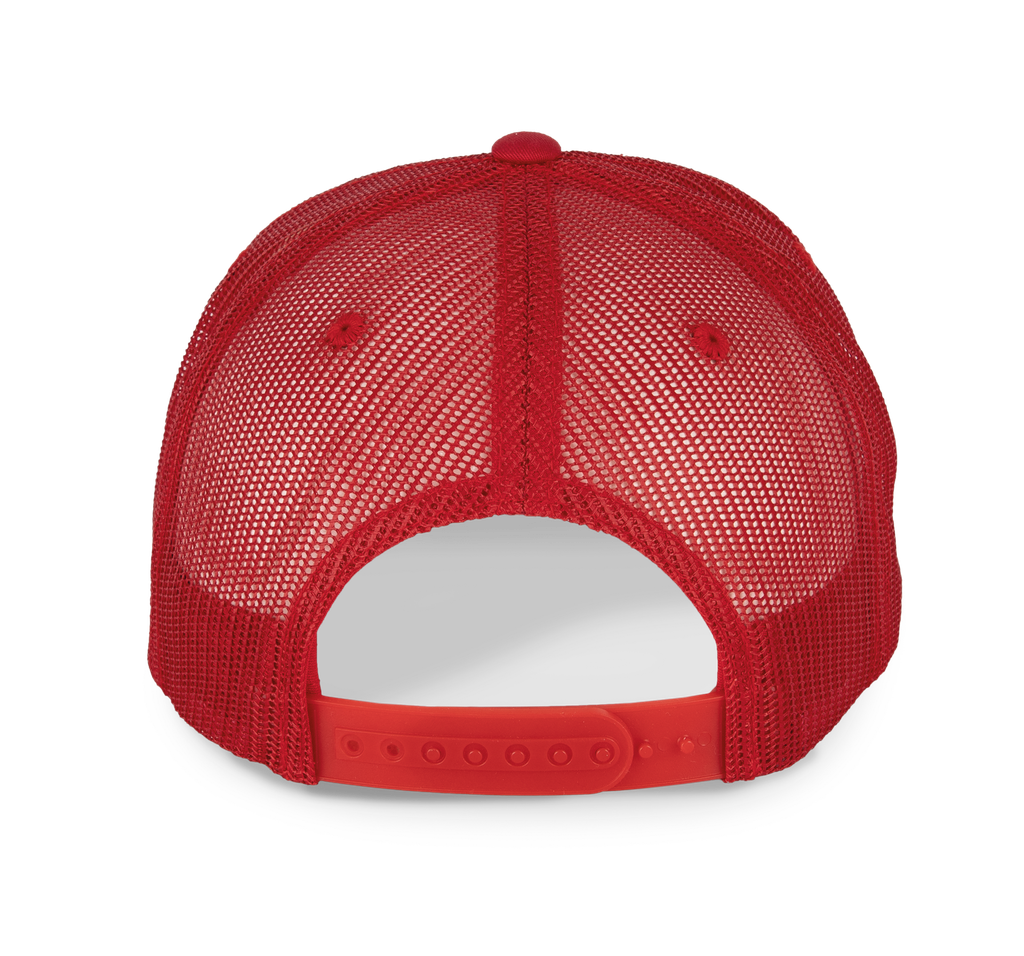 K-up Casquette Trucker classique - 5 panneaux Red / White / Red (KP911)