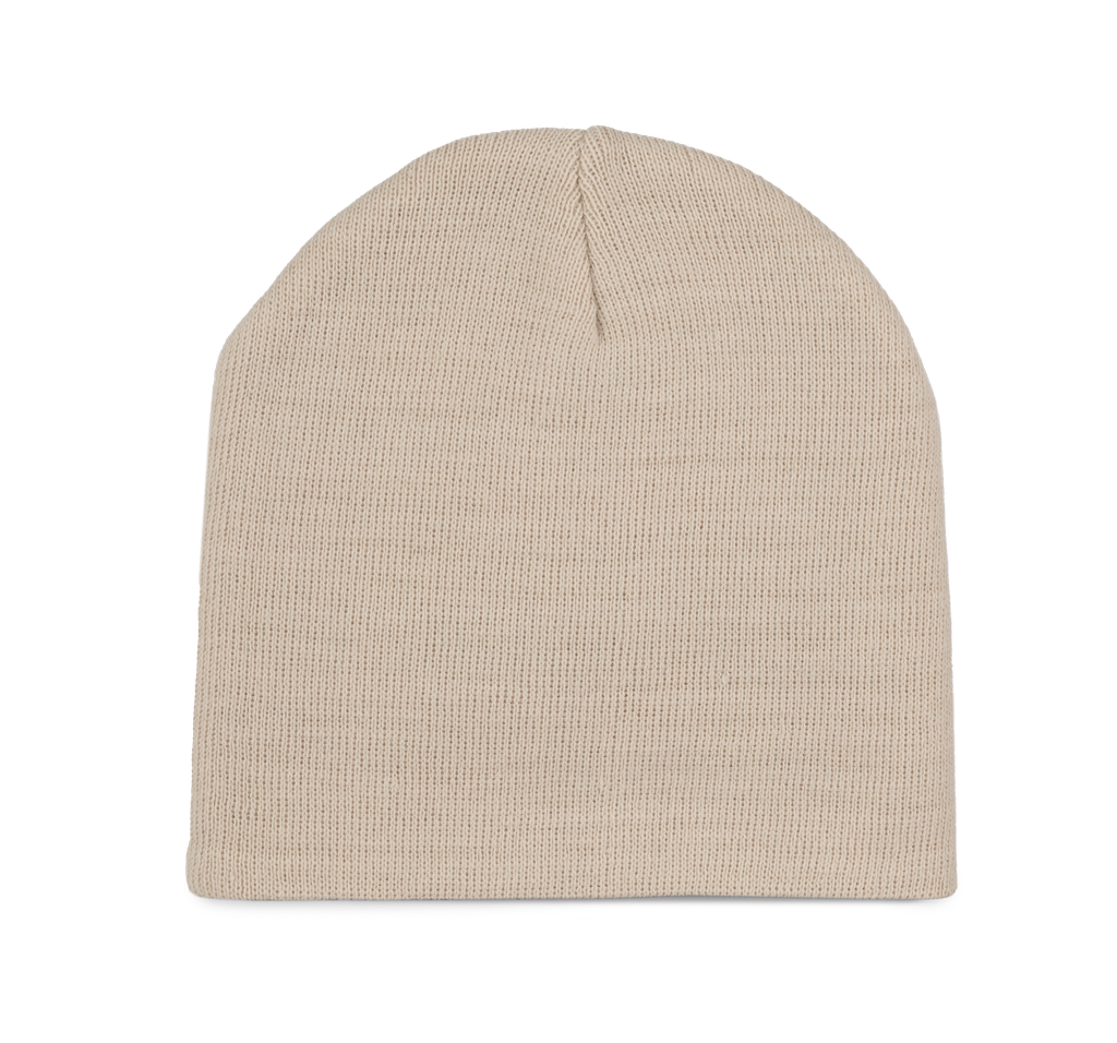 K-up Bonnet à maille fine Light Sand (KP956)