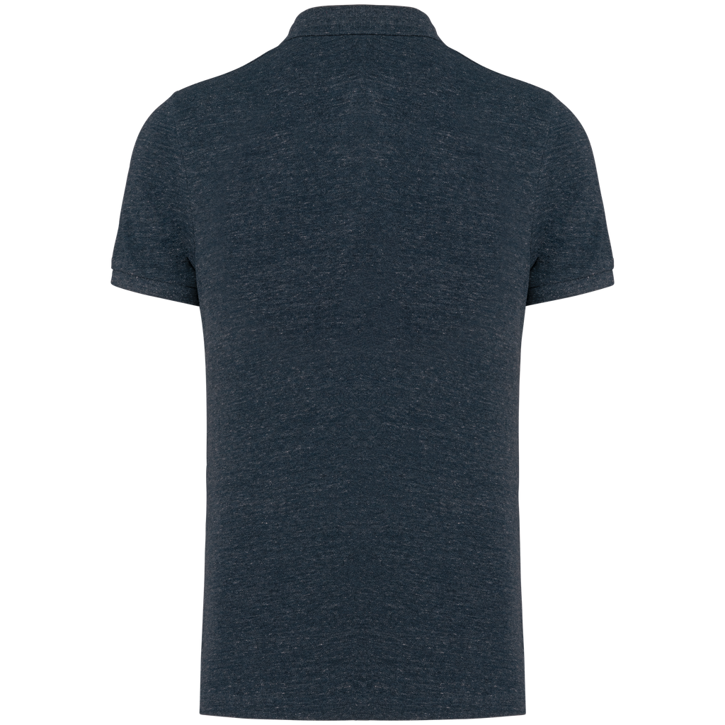 Kariban Polo vintage manches courtes homme Night Blue Heather (KV2206)