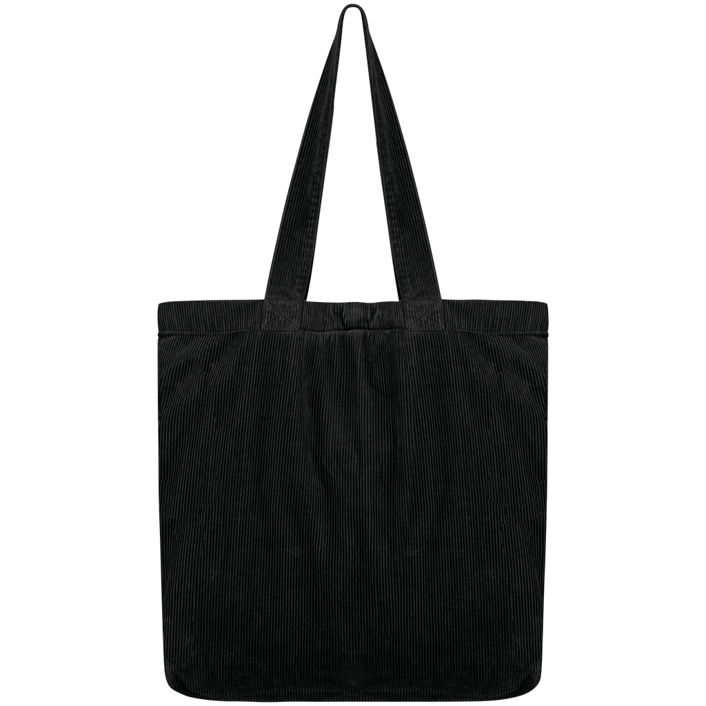 Native Spirit Sac écoresponsable délavé en velours côtelé Washed black (NS133)