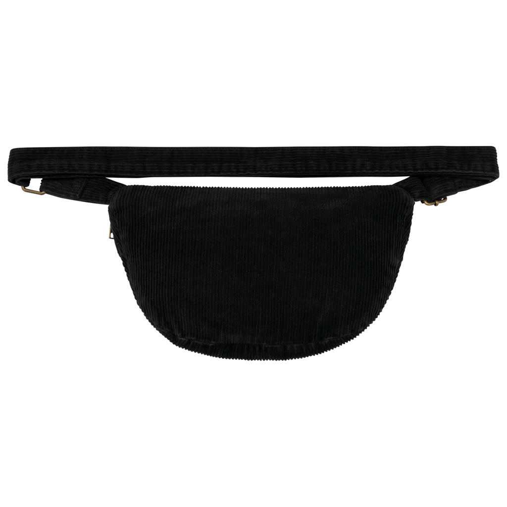 Native Spirit Banane écoresponsable délavée en velours côtelé Washed black (NS108)