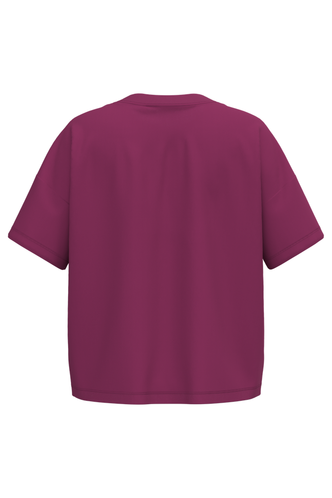 Native Spirit T-shirt écoresponsable oversize femme Cherry Purple (NS313)