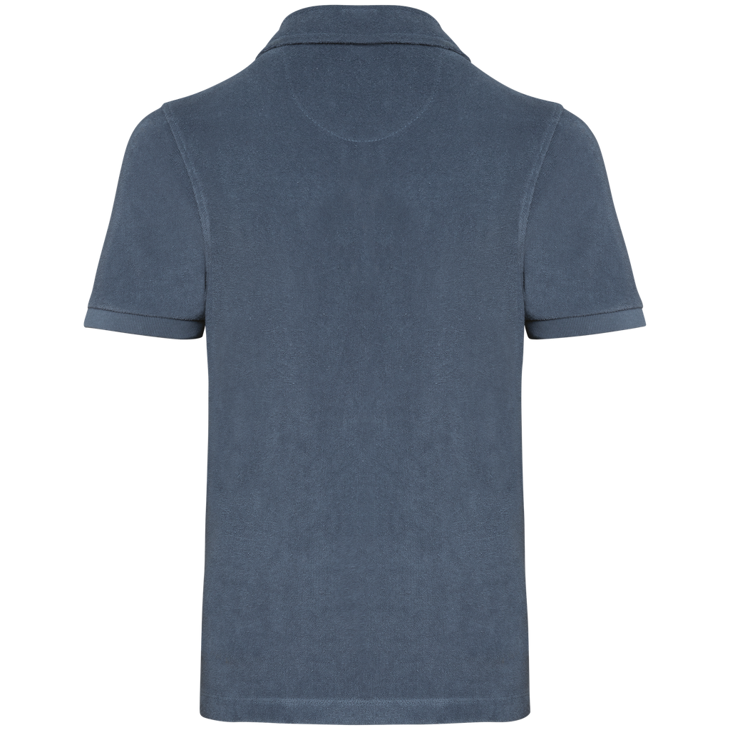 Native Spirit Polo écoresponsable en éponge garçon Mineral Grey (NS218)