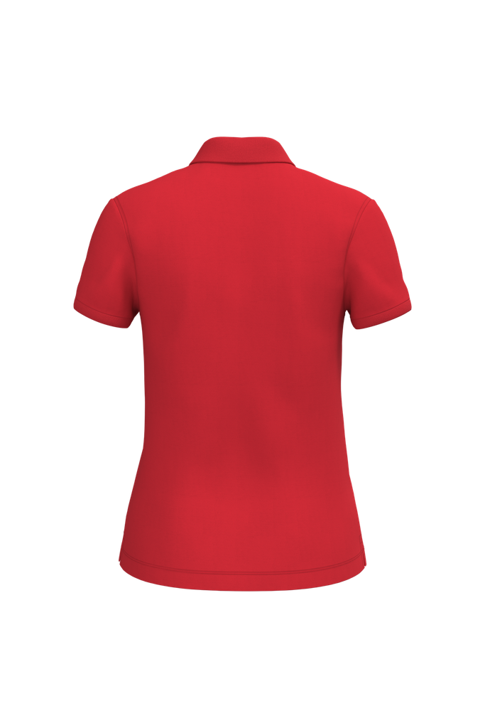 Native Spirit Polo écoresponsable maille piquée femme Poppy Red (NS208)