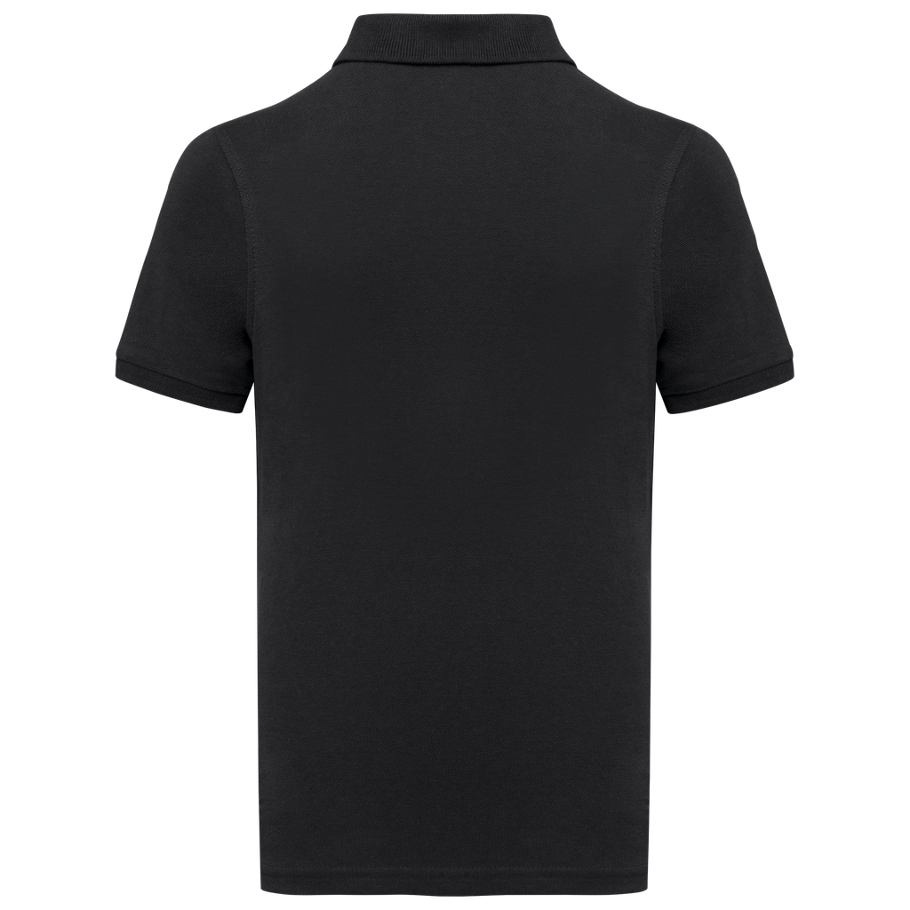 Native Spirit Polo écoresponsable maille piquée enfant Black (NS209)