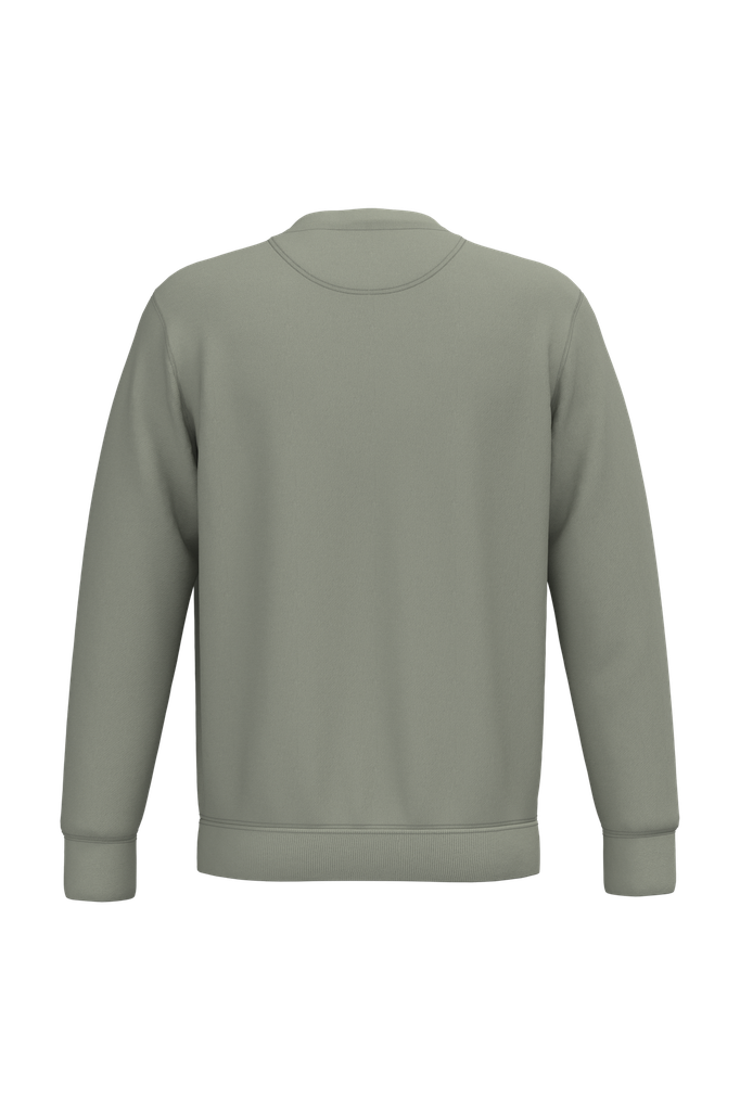 Native Spirit Sweat-shirt écoresponsable à col rond unisexe Almond Green (NS400)