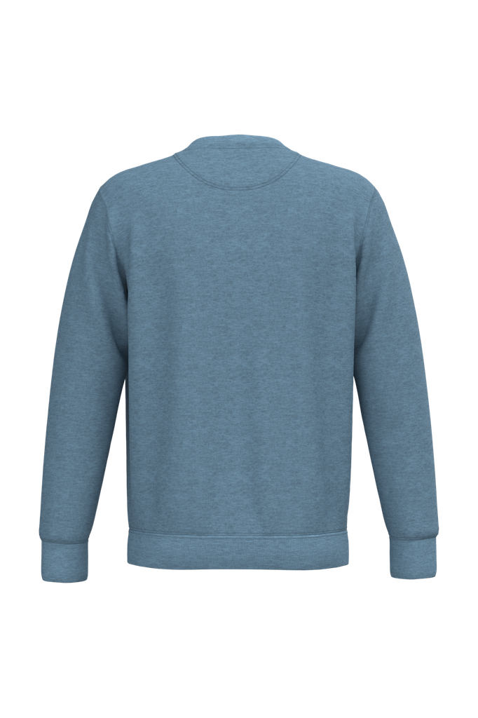 Native Spirit Sweat-shirt écoresponsable à col rond unisexe Cool Blue Heather (NS400)