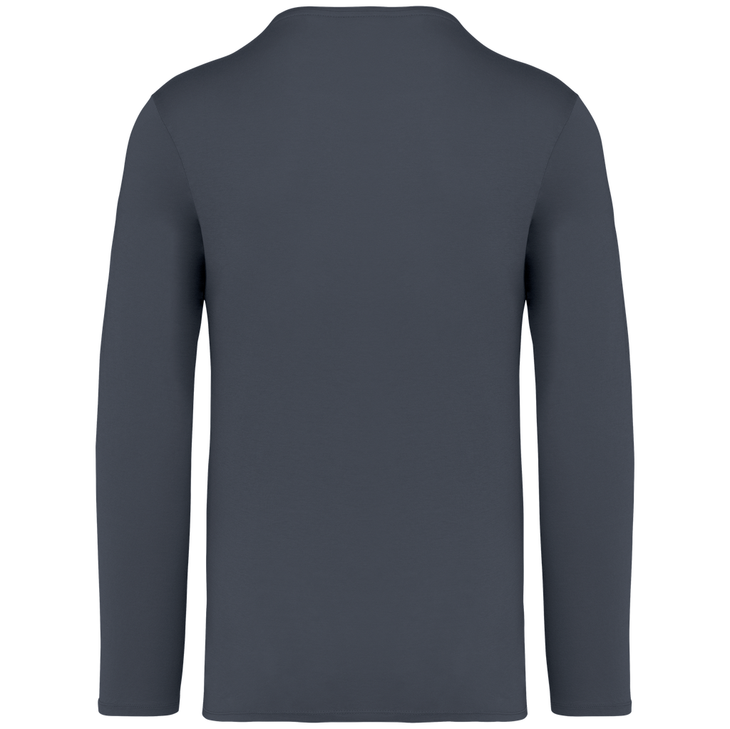 Native Spirit T-shirt écoresponsable délavé manches longues unisexe Washed Slate (NS336)