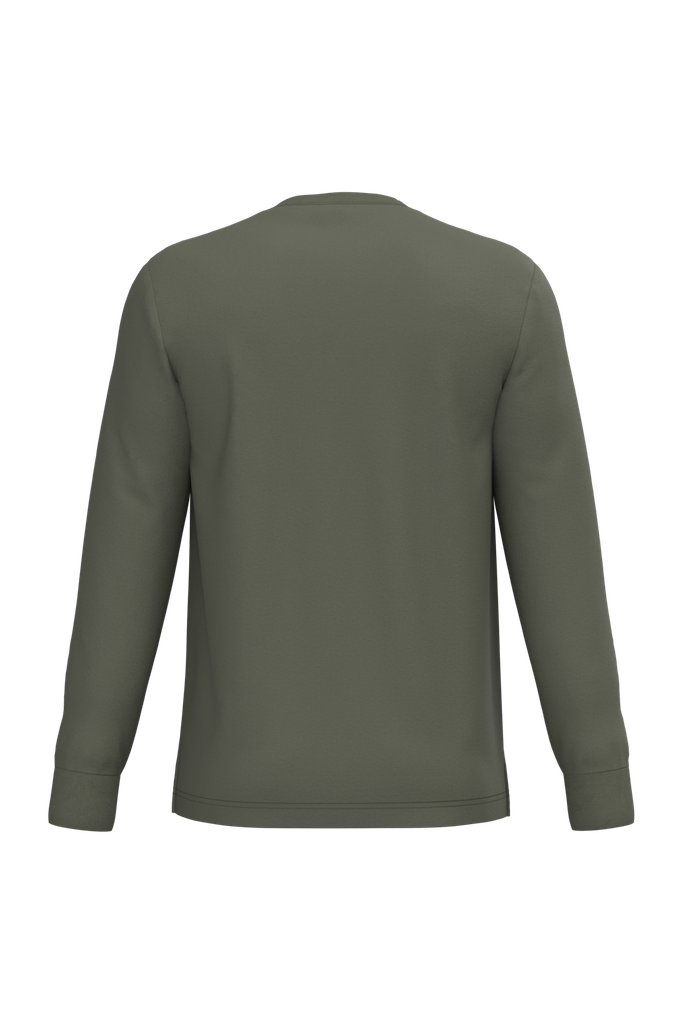 Native Spirit T-shirt écoresponsable manches longues unisexe Organic Khaki (NS333)