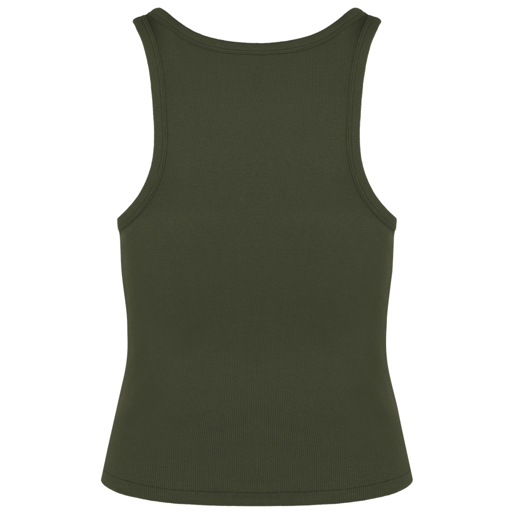 Native Spirit Débardeur écoresponsable côtelé femme Organic Khaki (NS344)