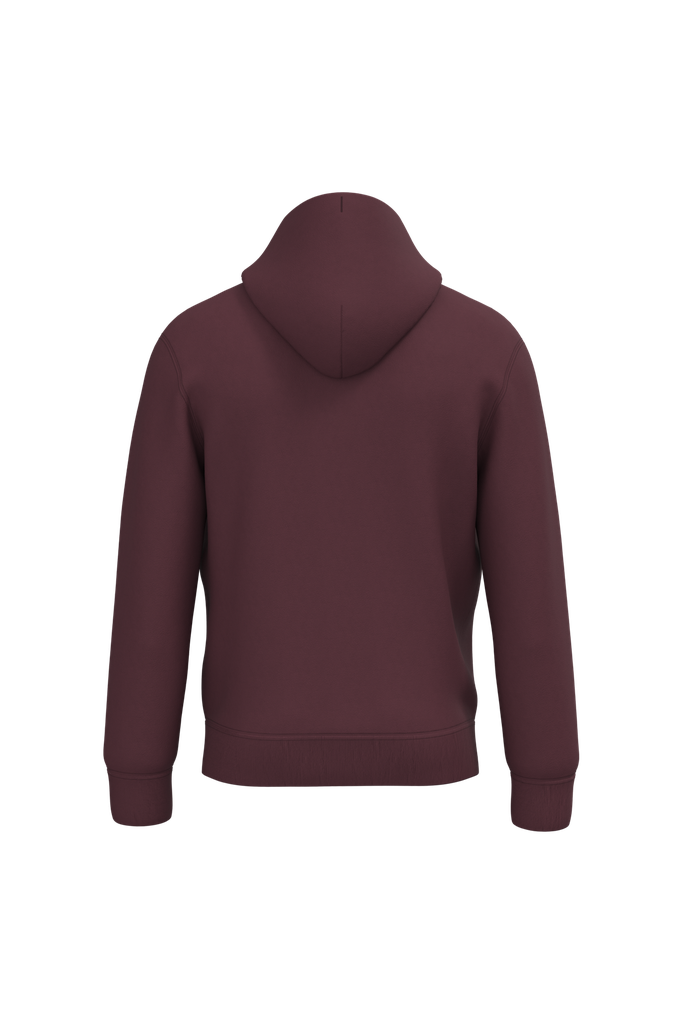 Native Spirit Sweat-shirt écoresponsable à capuche unisexe Dark Cherry (NS401)