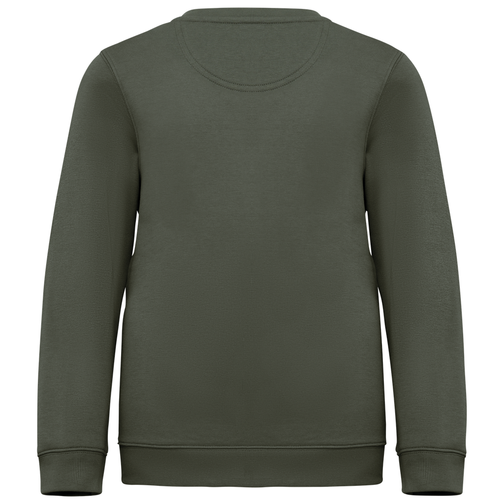 Native Spirit Sweat-shirt écoresponsable à col rond enfant Organic Khaki (NS403)