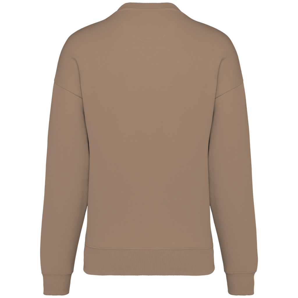 Native Spirit Sweat-shirt écoresponsable à col rond oversize unisexe Driftwood (NS407)