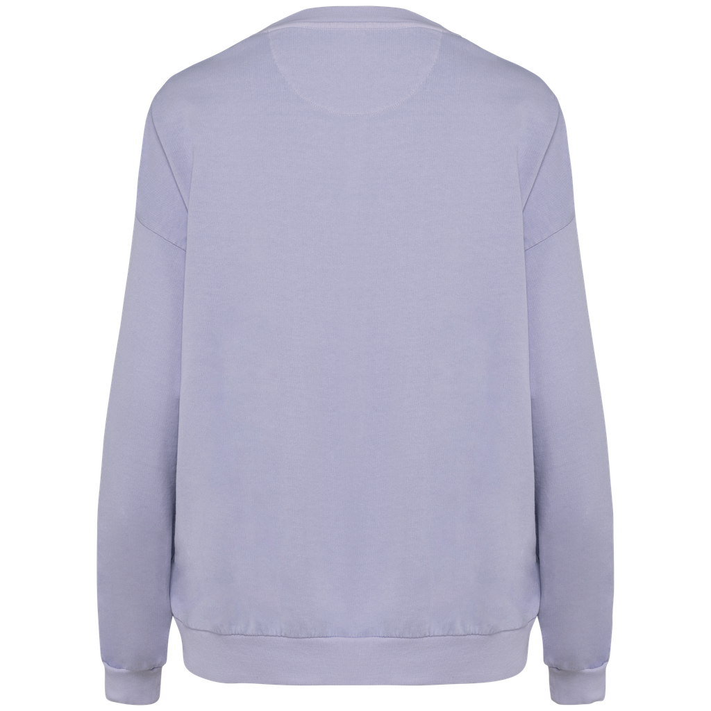 Native Spirit Sweat-shirt écoresponsable oversize French Terry unisexe Washed Parma (NS415)
