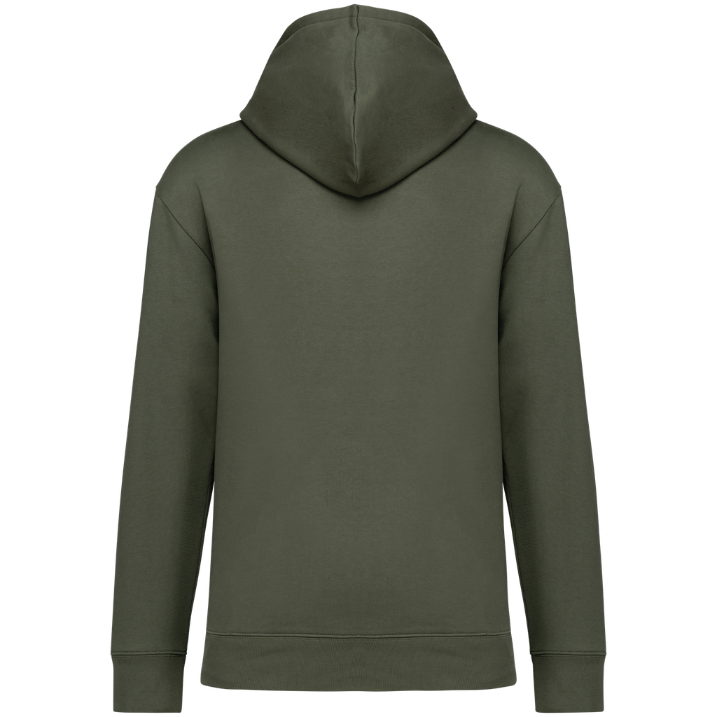 Native Spirit Sweat-shirt écoresponsable à capuche à épaules tombantes molleton gratté unisexe Organic Khaki (NS436)