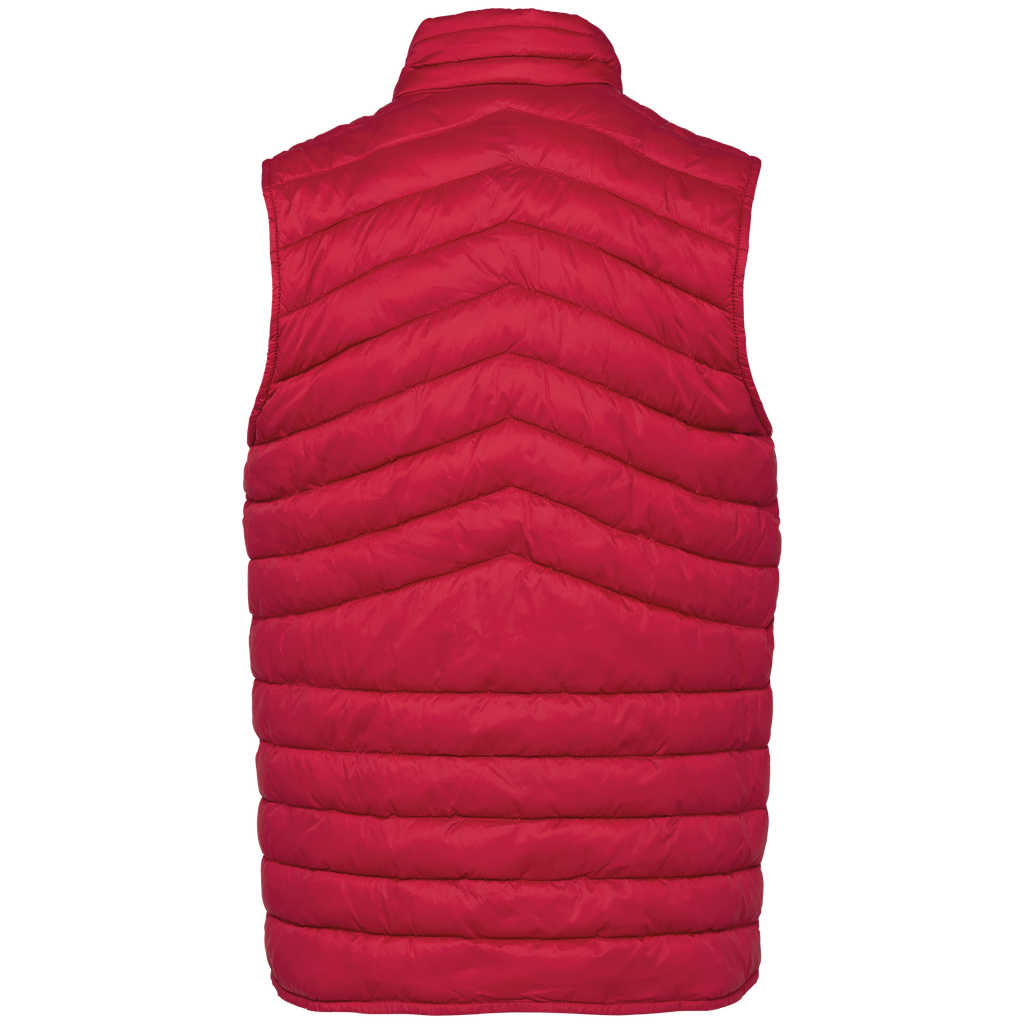 [NS6005_75202_75193] Native Spirit Bodywarmer écoresponsable léger homme Hibiscus Red (NS6005) (S)
