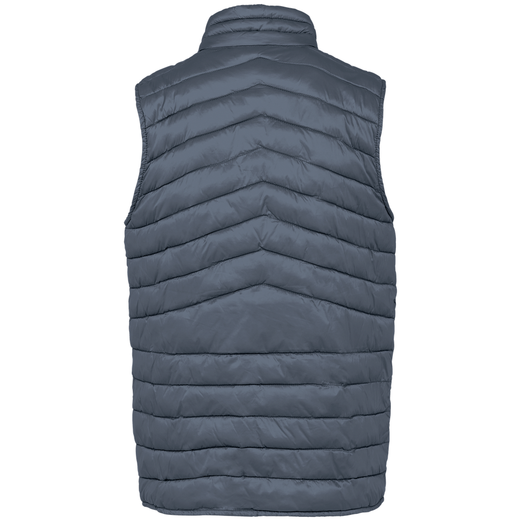 [NS6005_75203_75193] Native Spirit Bodywarmer écoresponsable léger homme Mineral Grey (NS6005) (S)