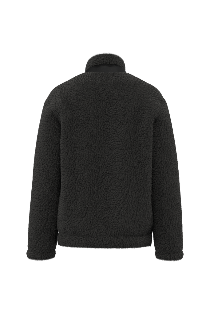 Native Spirit Veste écoresponsable en sherpa unisexe Black (NS604)