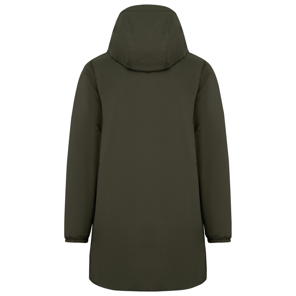 Native Spirit Veste écoresponsable imperméable doublée en sherpa unisexe Organic Khaki (NS609)