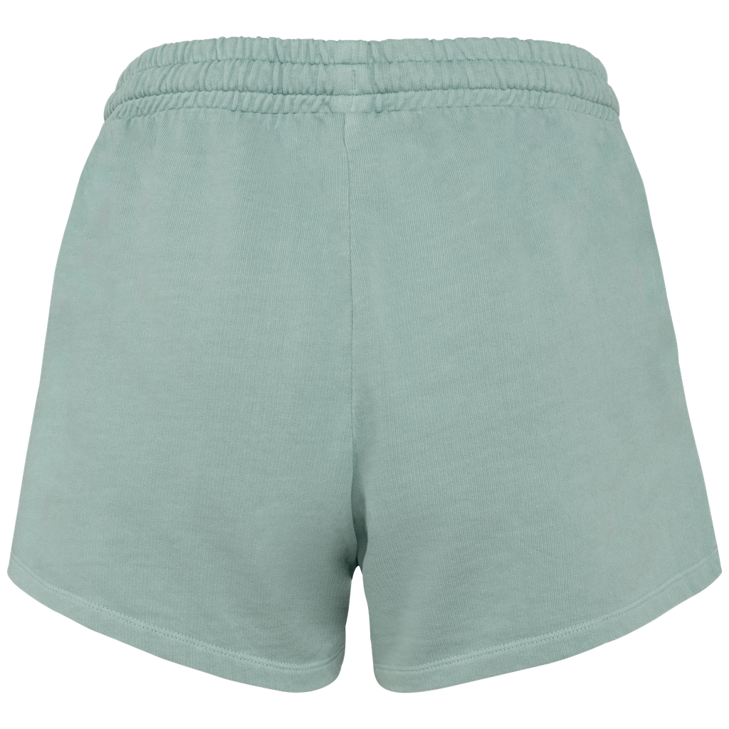 Native Spirit Short écoresponsable French Terry femme Washed Jade Green (NS715)