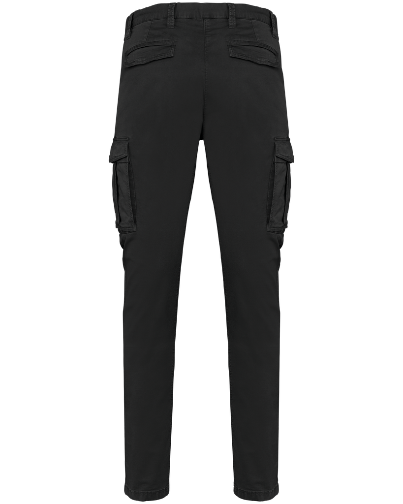 Native Spirit Pantalon cargo écoresponsable délavé homme Washed black (NS740)