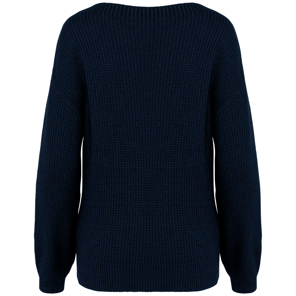 Native Spirit Pull écoresponsable en laine mérinos femme Navy Blue (NS920)