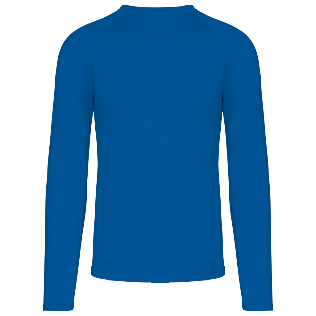 PROACT® T-shirt double peau sport manches longues unisexe Sporty Royal Blue (PA005)