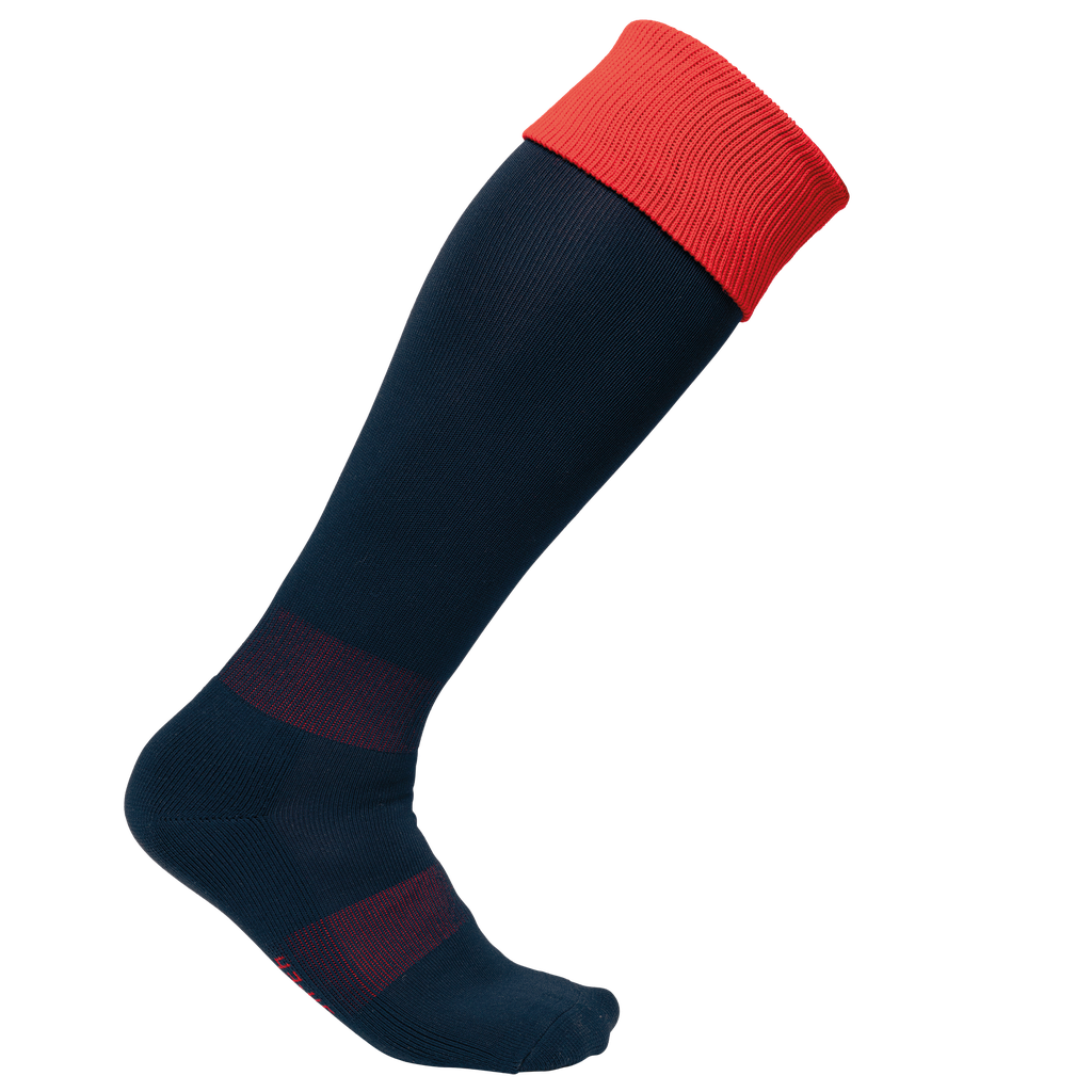 PROACT® Chaussettes de sport bicolores unisexe Sporty Navy / Sporty Red (PA0300)