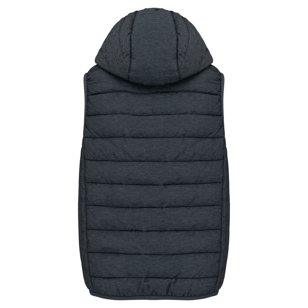 PROACT® Bodywarmer à capuche Marl Dark Grey (PA237)