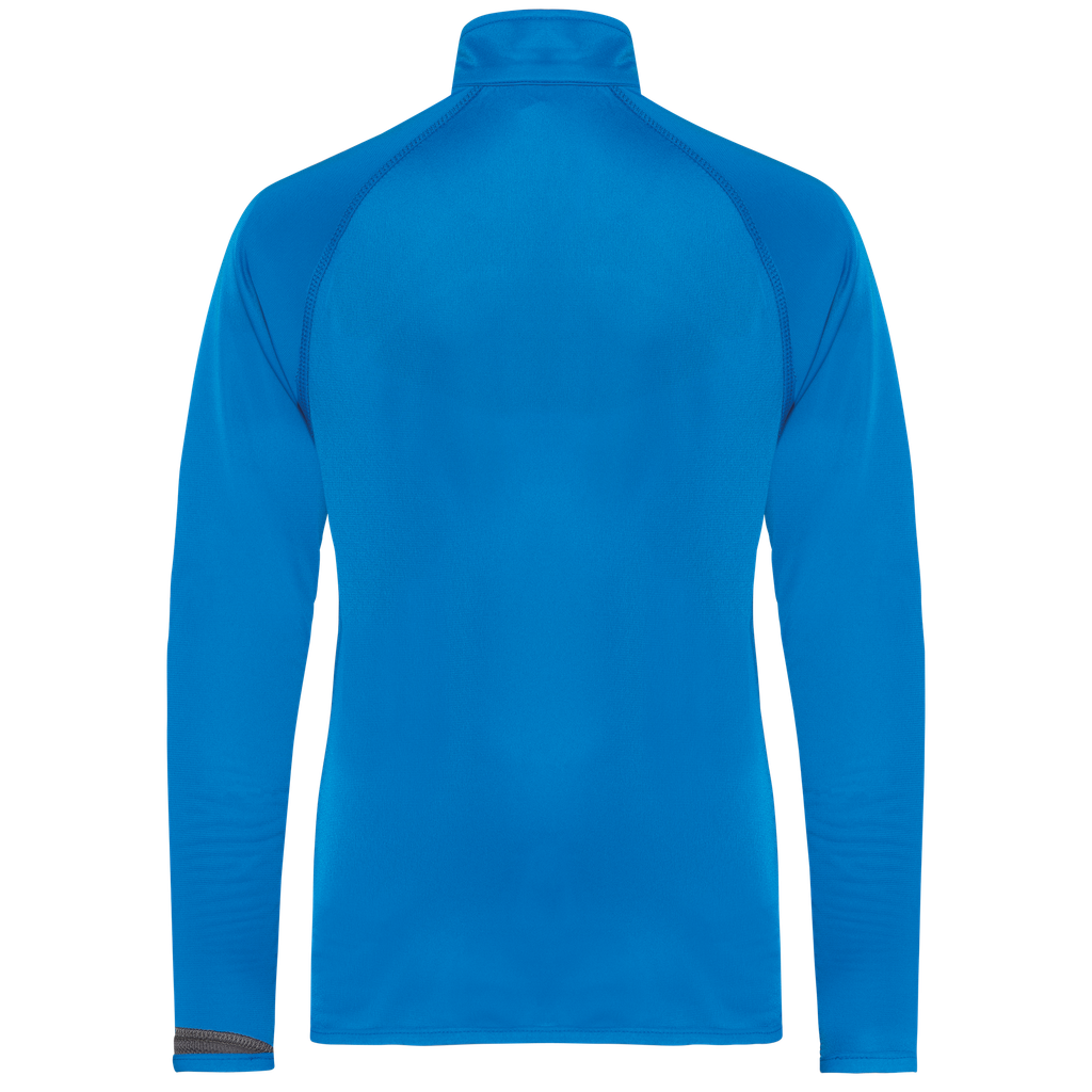 PROACT® Sweat d'entraînement 1/4 enfant Sporty Royal Blue / Black / Storm Grey (PA329)