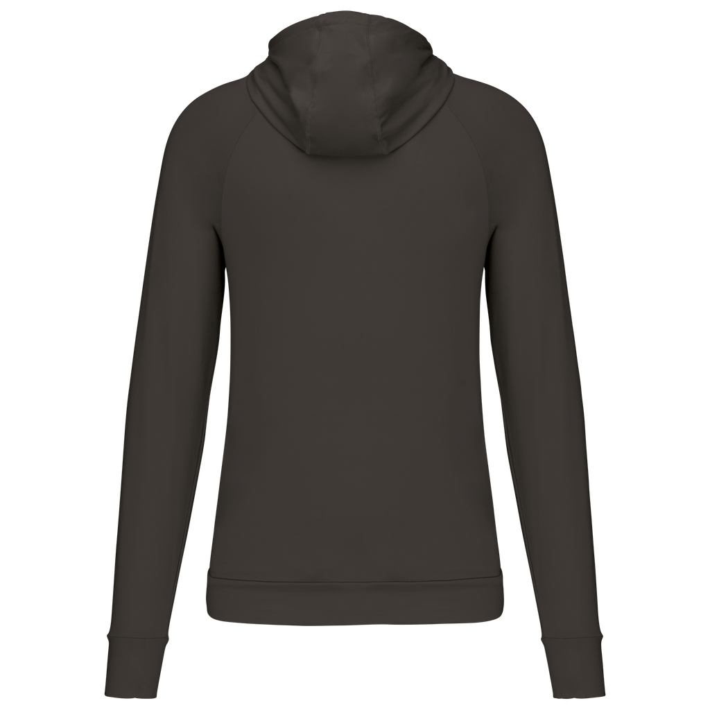 PROACT® Sweat-shirt à capuche 1/4 zip sport unisexe Dark Grey (PA360)