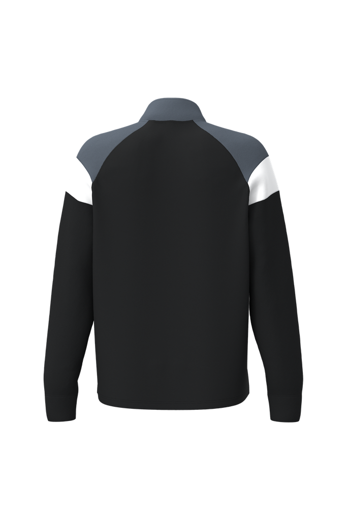 PROACT® Sweat d'entrainement 1/4 zip unisexe Black / sporty grey (PA387)