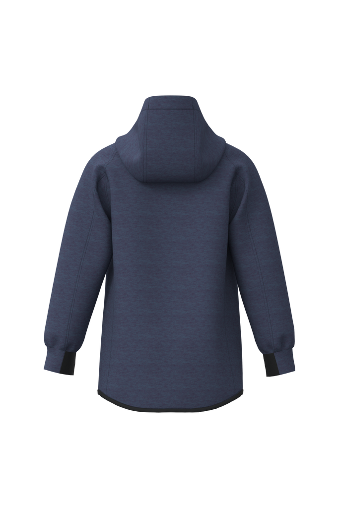 PROACT® Veste à capuche performance enfant French Navy Heather (PA398)
