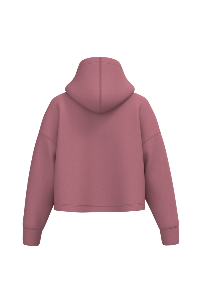 PROACT® Sweat-shirt crop à capuche femme Antique Rose (PA396)