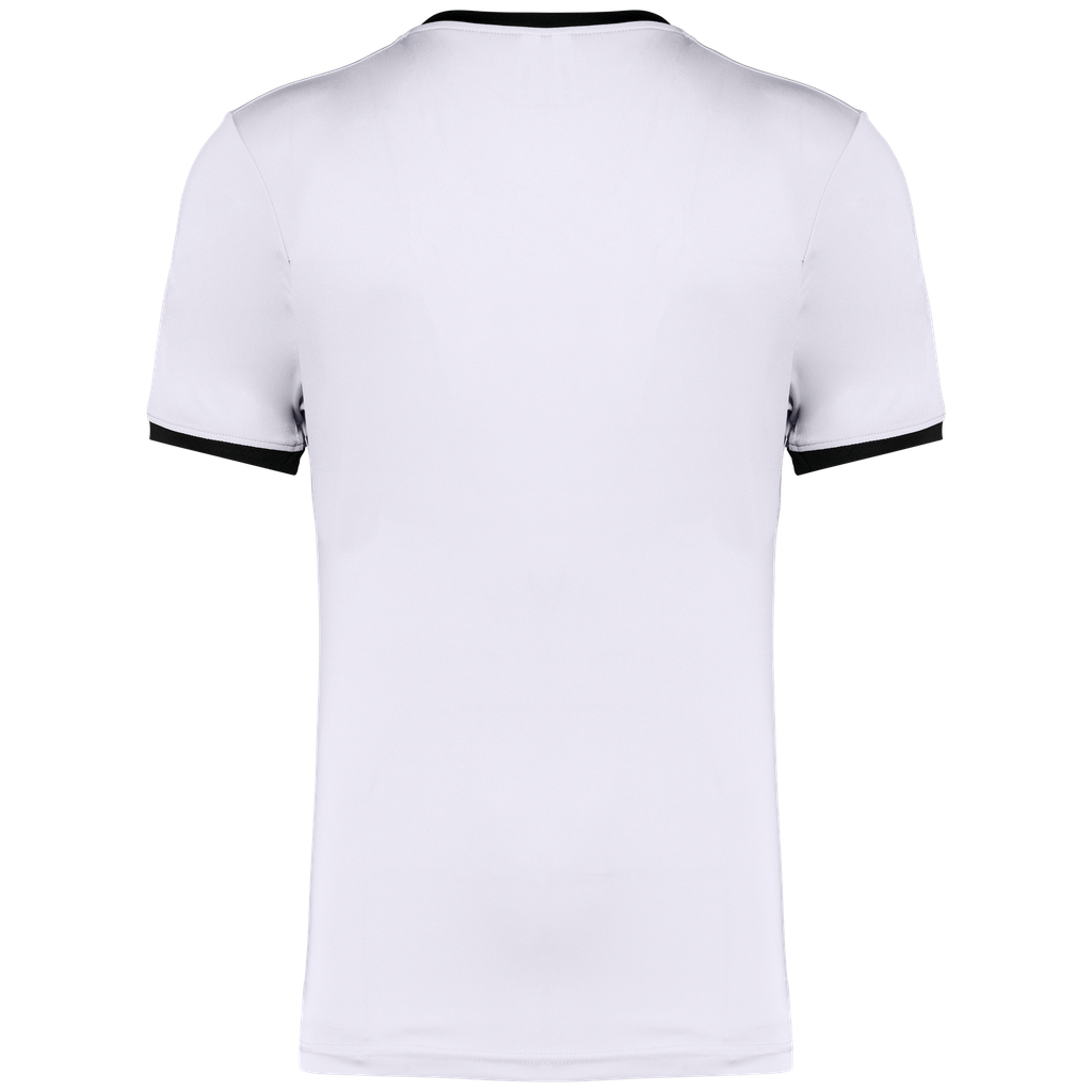 PROACT® Maillot multisport manches courtes unisexe White / Black (PA4000)