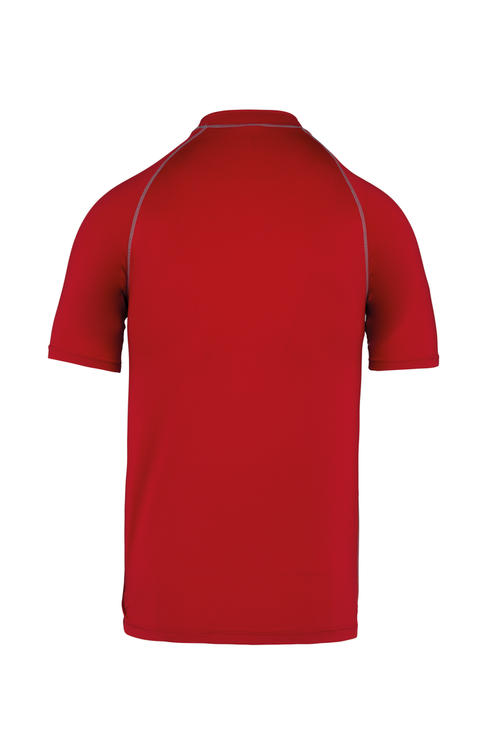 PROACT® T-shirt technique à manches courtes avec protection anti-UV unisexe Sporty Red (PA4007)