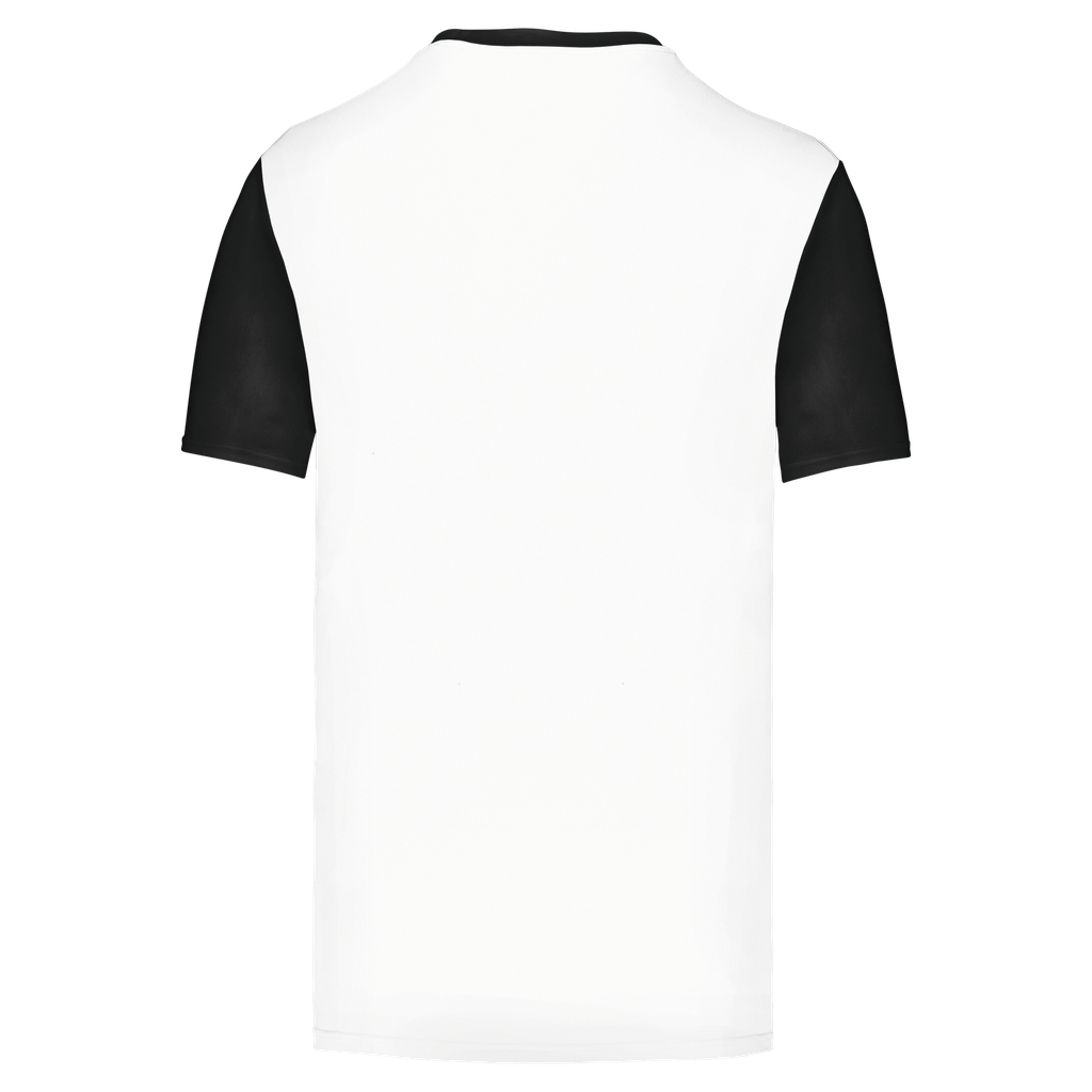 PROACT® Maillot multisport manches courtes bicolore enfant White / Black (PA4024)