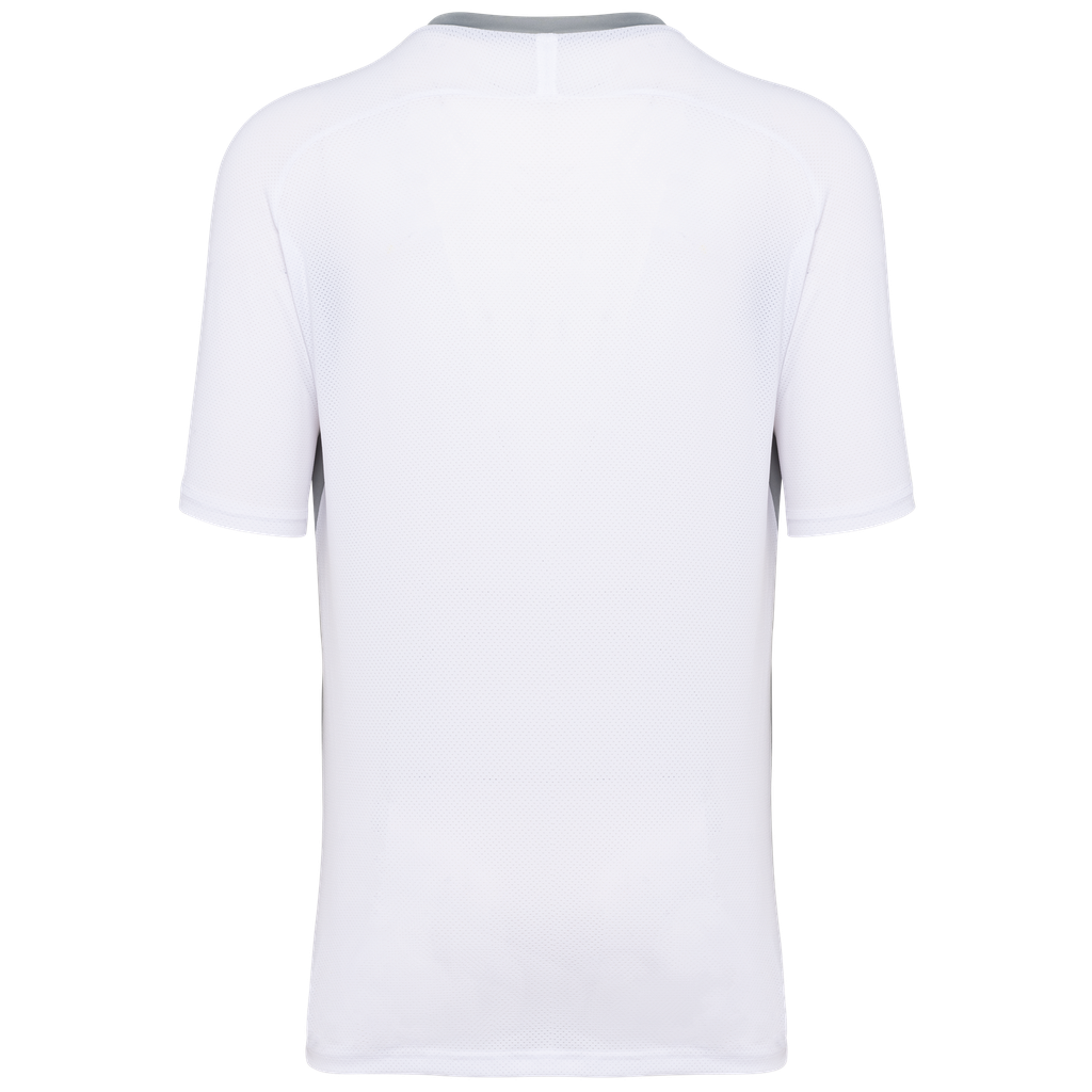 PROACT® T-shirt de padel bicolore à manches raglan homme White / Fine Grey (PA4030)