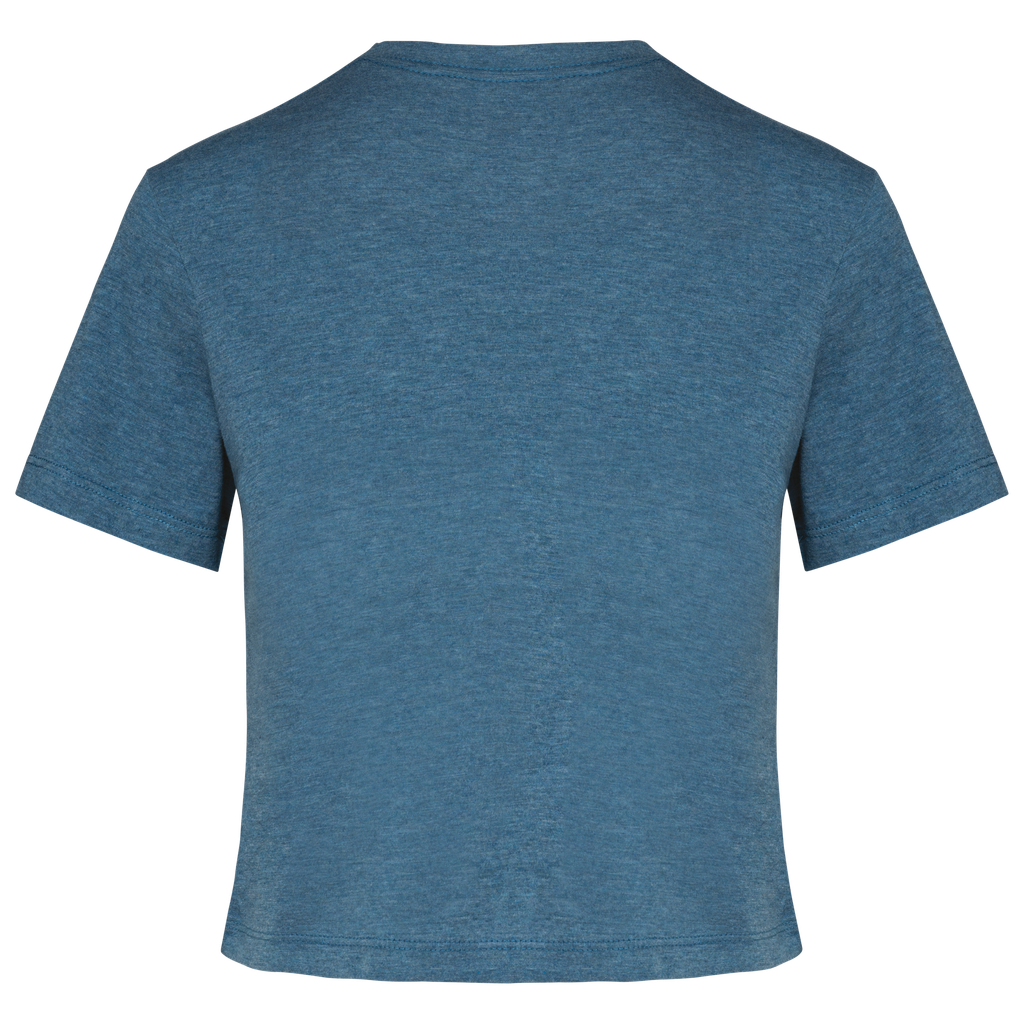 PROACT® Crop top triblend femme Duck Blue Heather (PA4022)