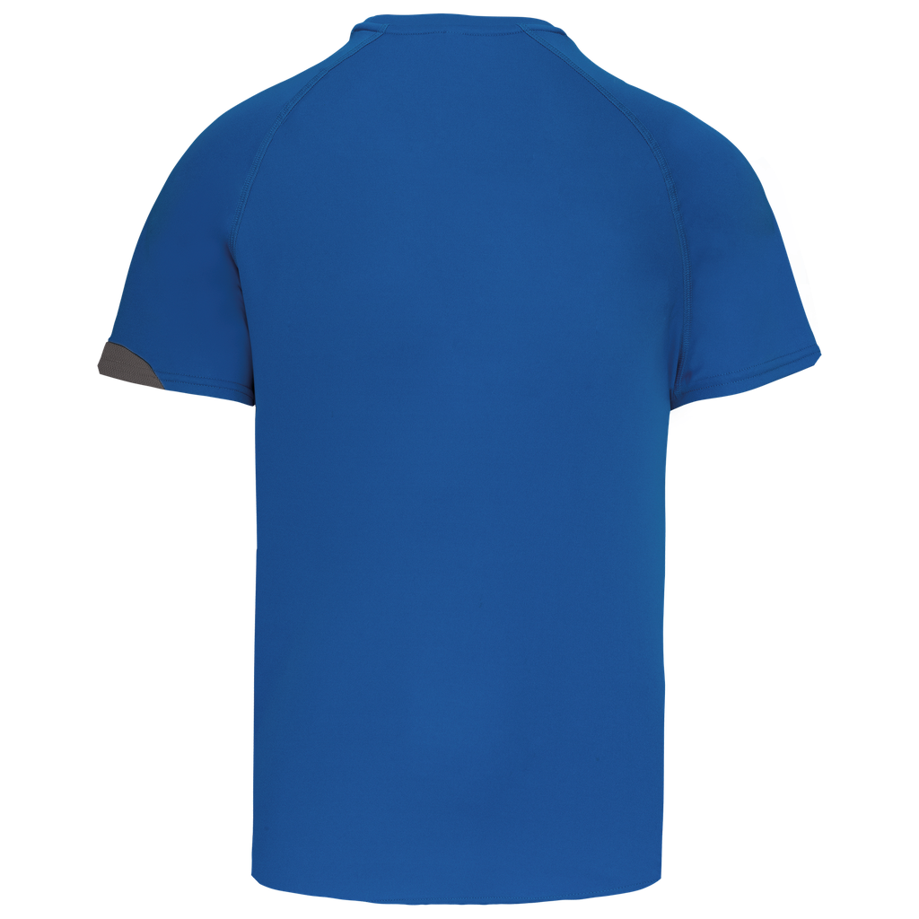 PROACT® Maillot multisport manches courtes enfant Sporty Royal Blue / White / Storm Grey (PA437)