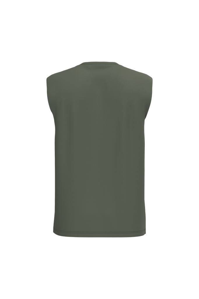 PROACT® T-shirt sans manches 190 unisexe Sporty Khaki (PA479)