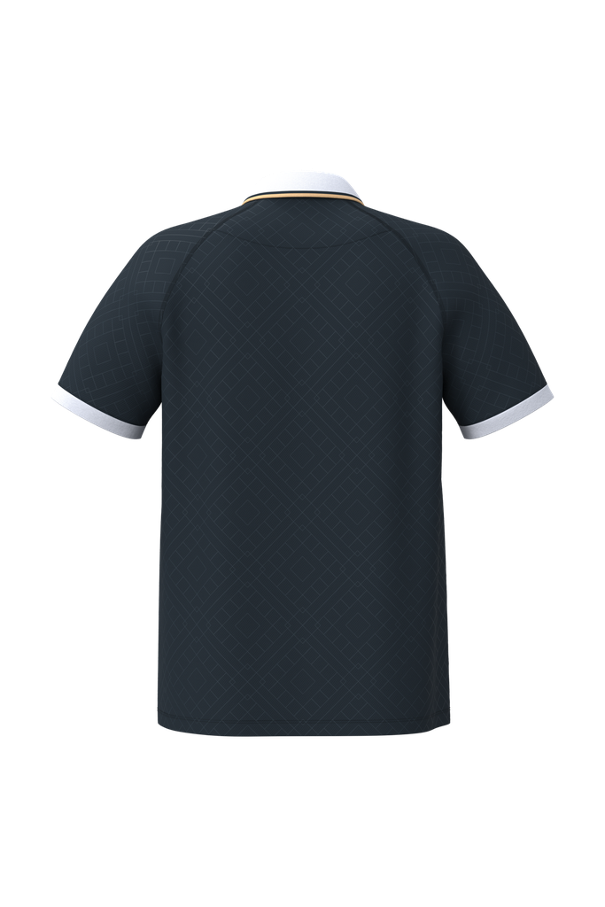 PROACT® Maillot lifestyle à col polo unisexe Navy / White / Gold (PA497)