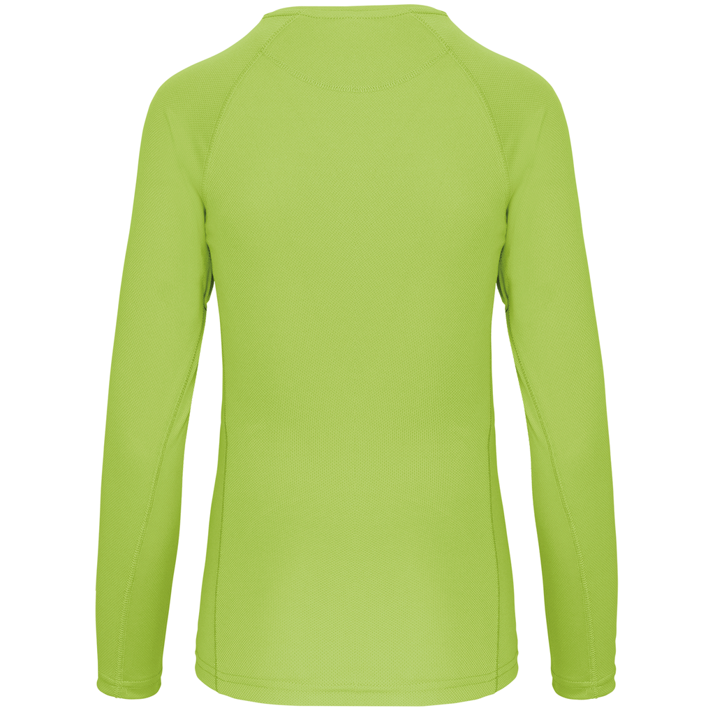 PROACT® T-shirt de sport manches longues femme Lime (PA444)