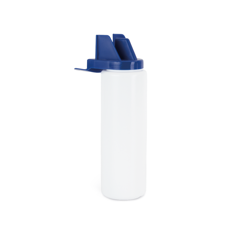 PROACT® Bouteille de sport hygiénique 1000 ml White / Royal Blue (PA561)