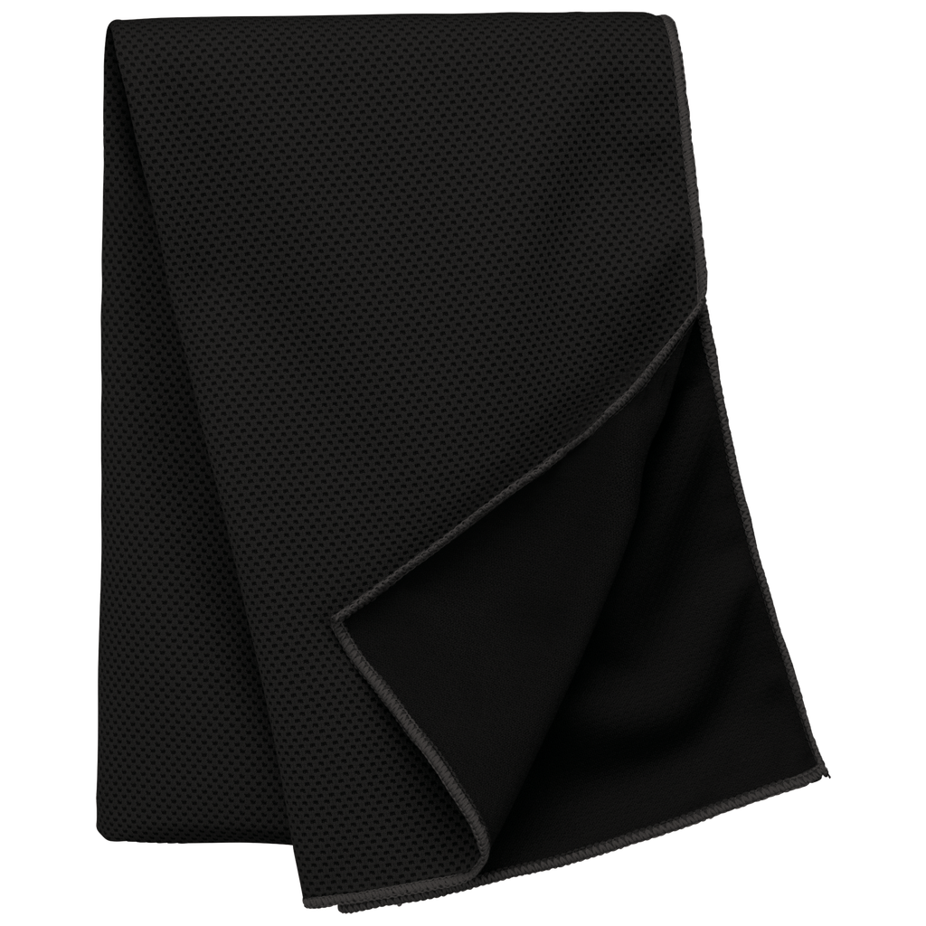 PROACT® Serviette sport rafraîchissante - 100 cm x 30 cm Black (PA578)