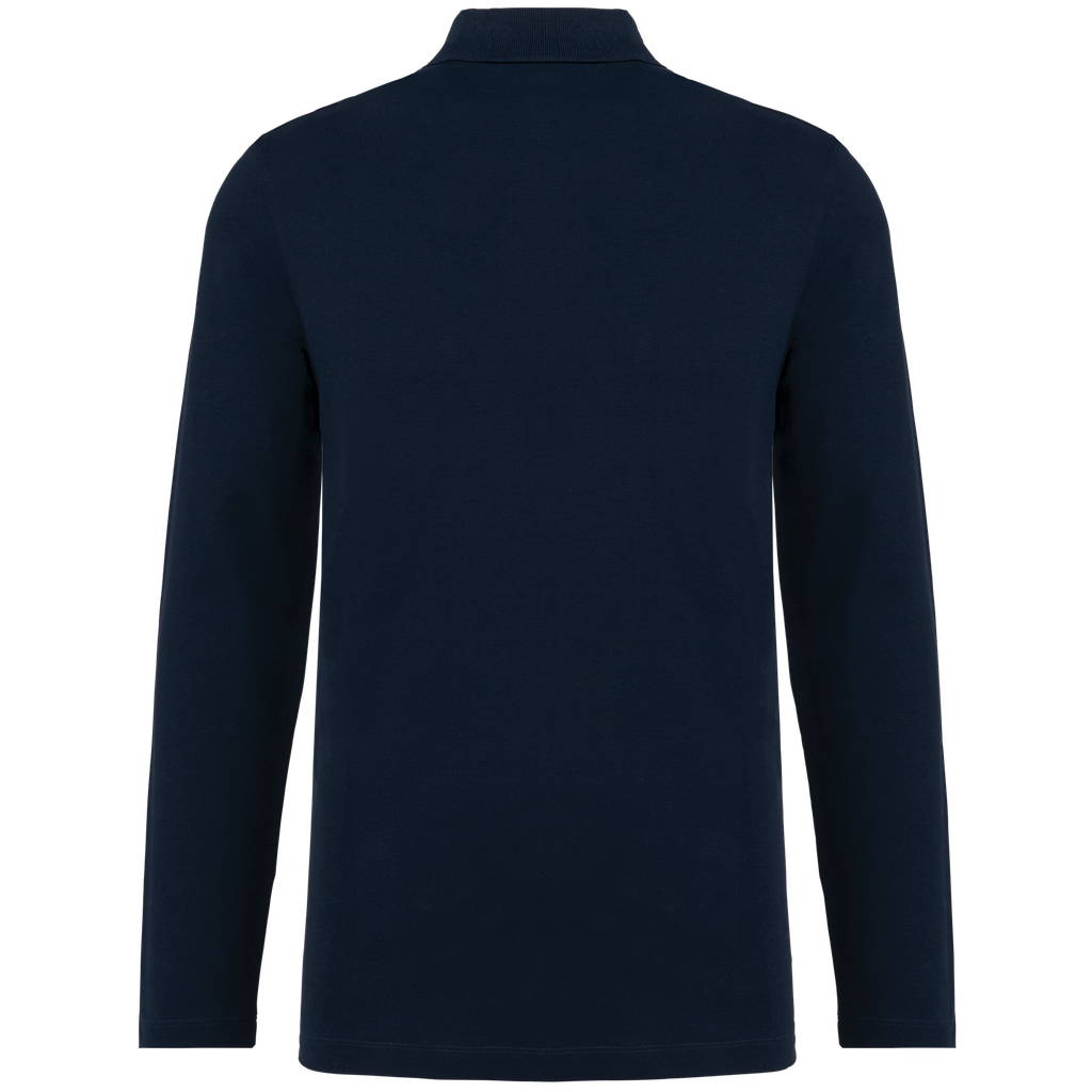Kariban Premium Polo Supima® manches longues homme Deep Navy (PK202)