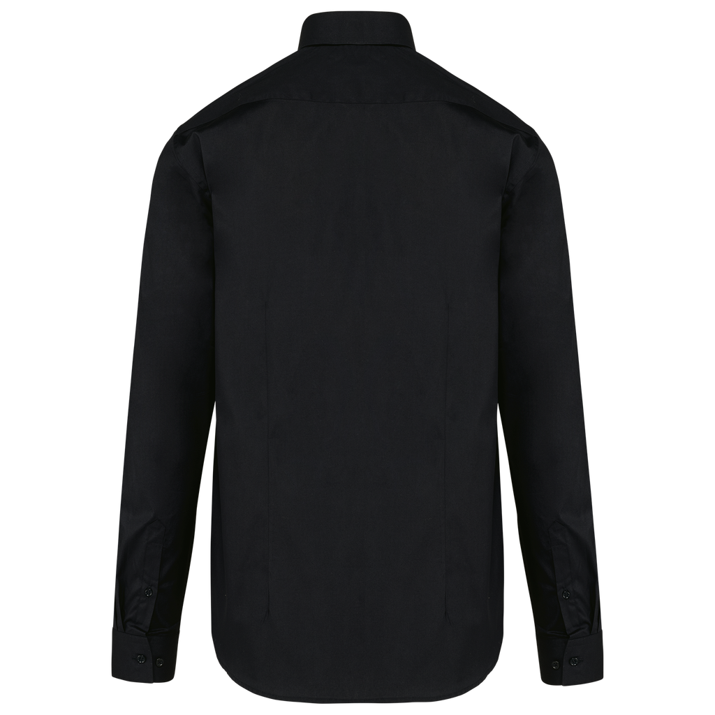 Kariban Premium Chemise popeline manches longues homme Black (PK504)