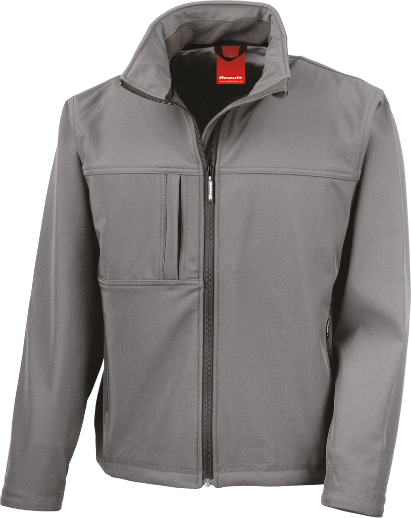 Result Veste softshell homme Workguard Grey (R121)