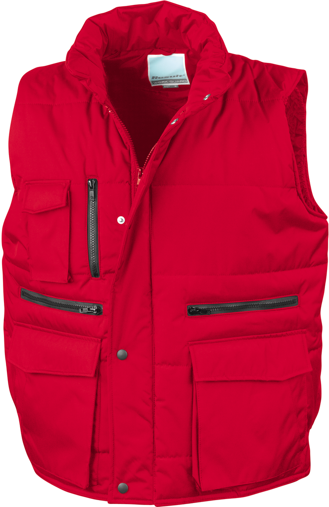 Result Bodywarmer matelassé Ripstop Red (R127)