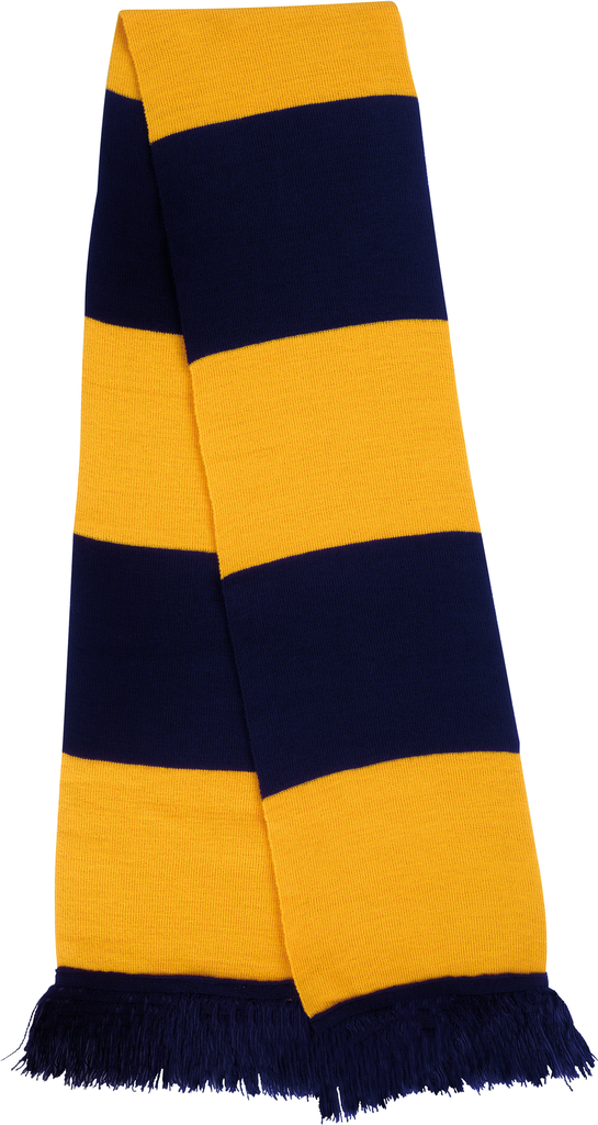 Result Écharpe bicolore "Team" Navy / Gold (R146X)